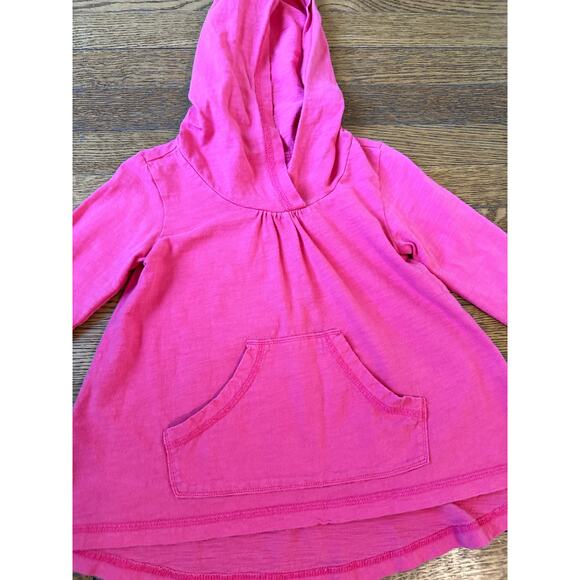 Tea Collection Girls’ Pink Hooded Top Size 3 - Picture 2 of 4